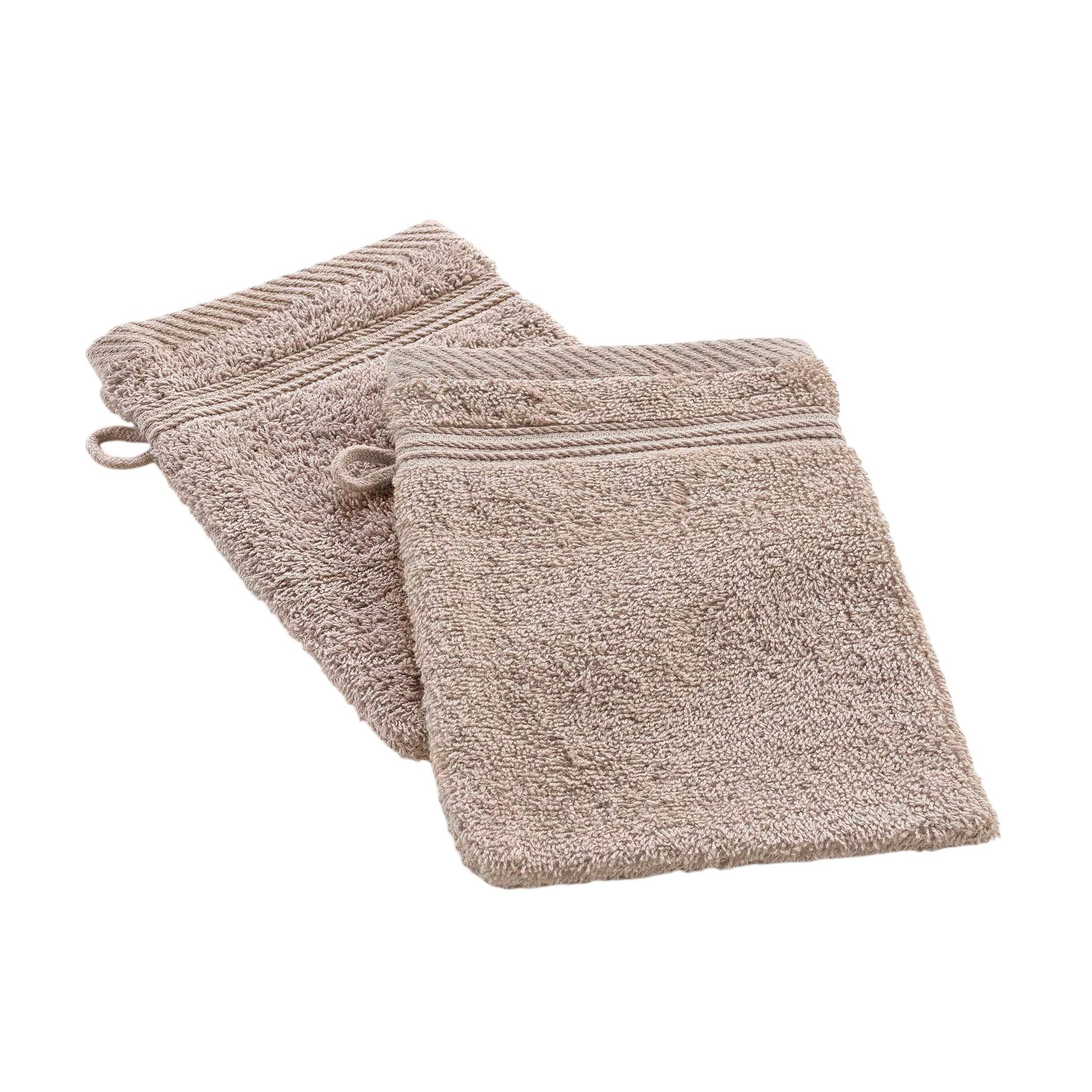 Voir la diapositive 1 : Eden Lot de 2 gants de toilette tendresse uni en coton