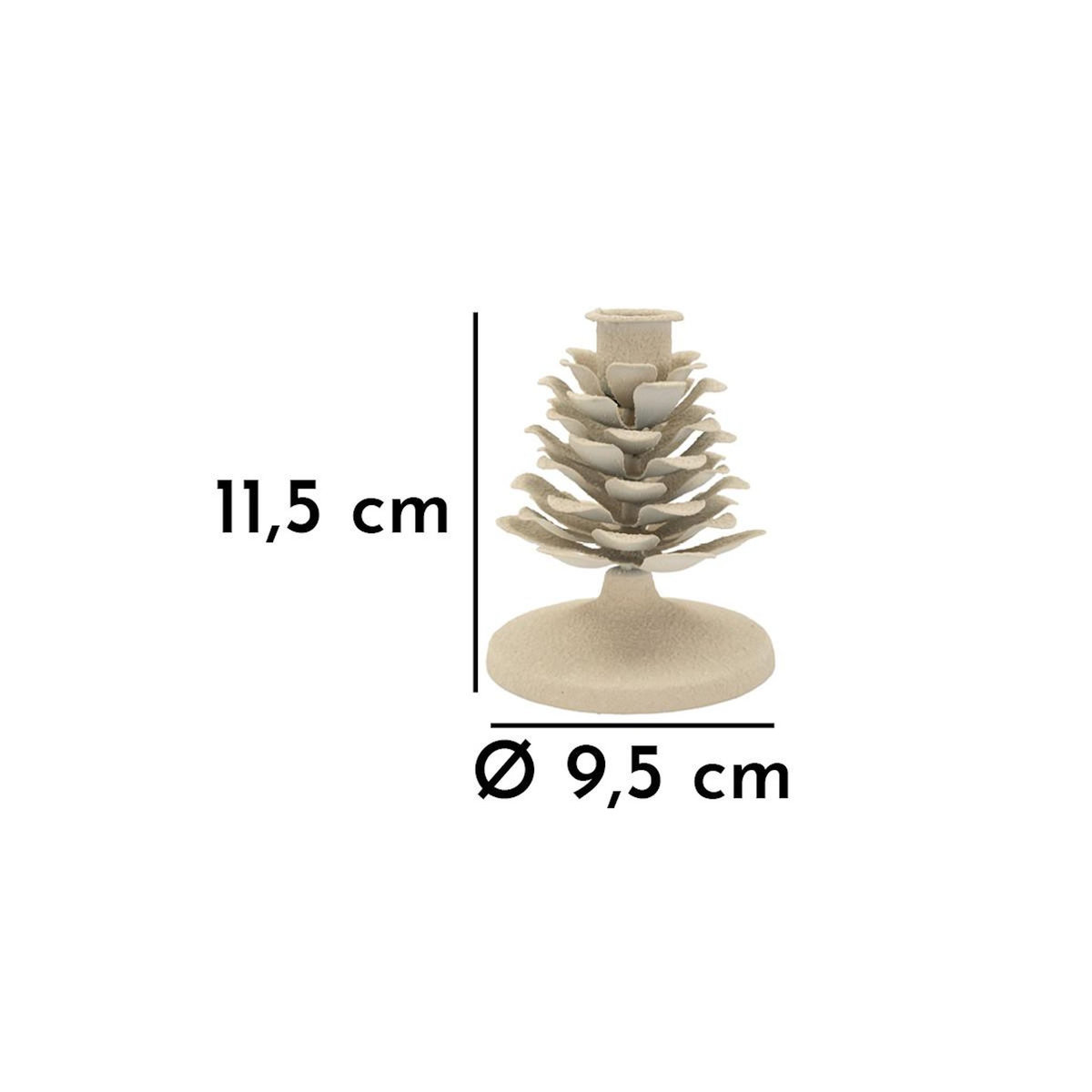 Paris Prix Chandelier en Métal  Pigna  11cm Crème