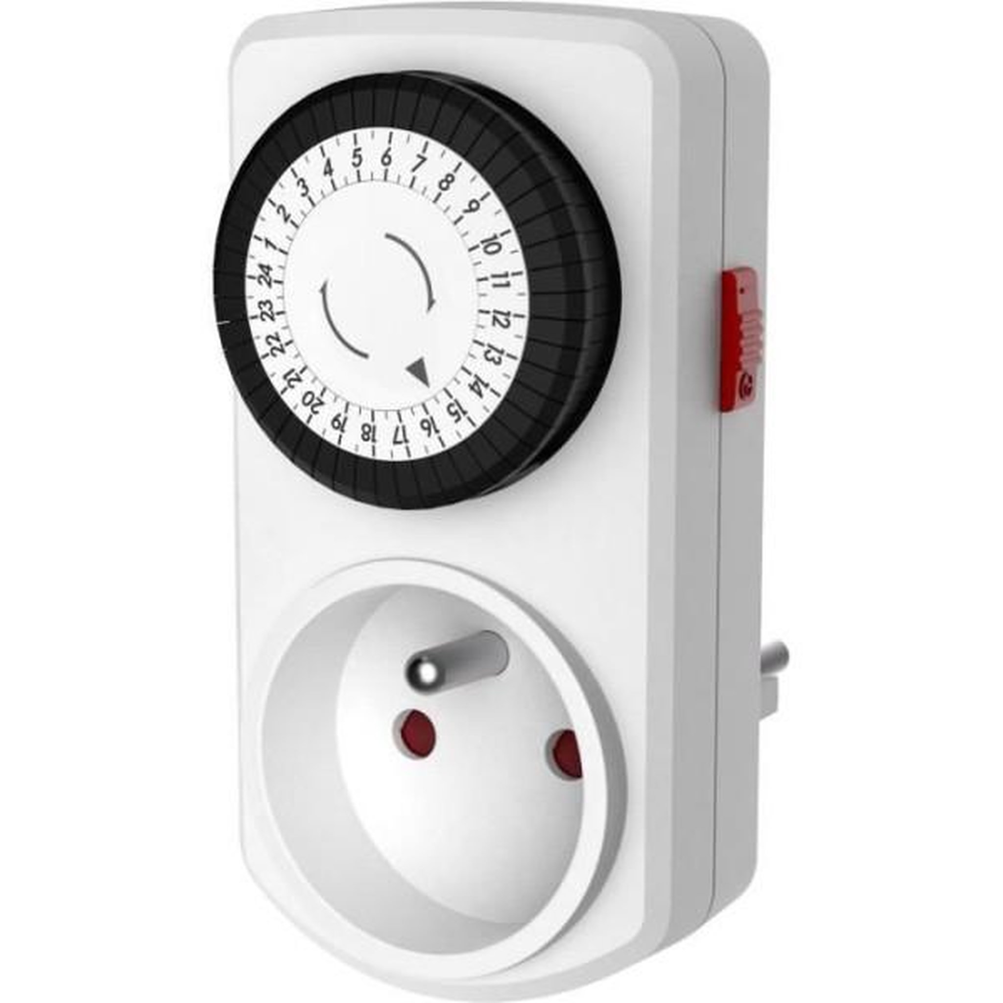 Voir la diapositive 3 : MARKET24 Programmateur Mécanique Journalier - GAO - Modele 7301 - 2 Minis - 48 Programmes - 3680W
