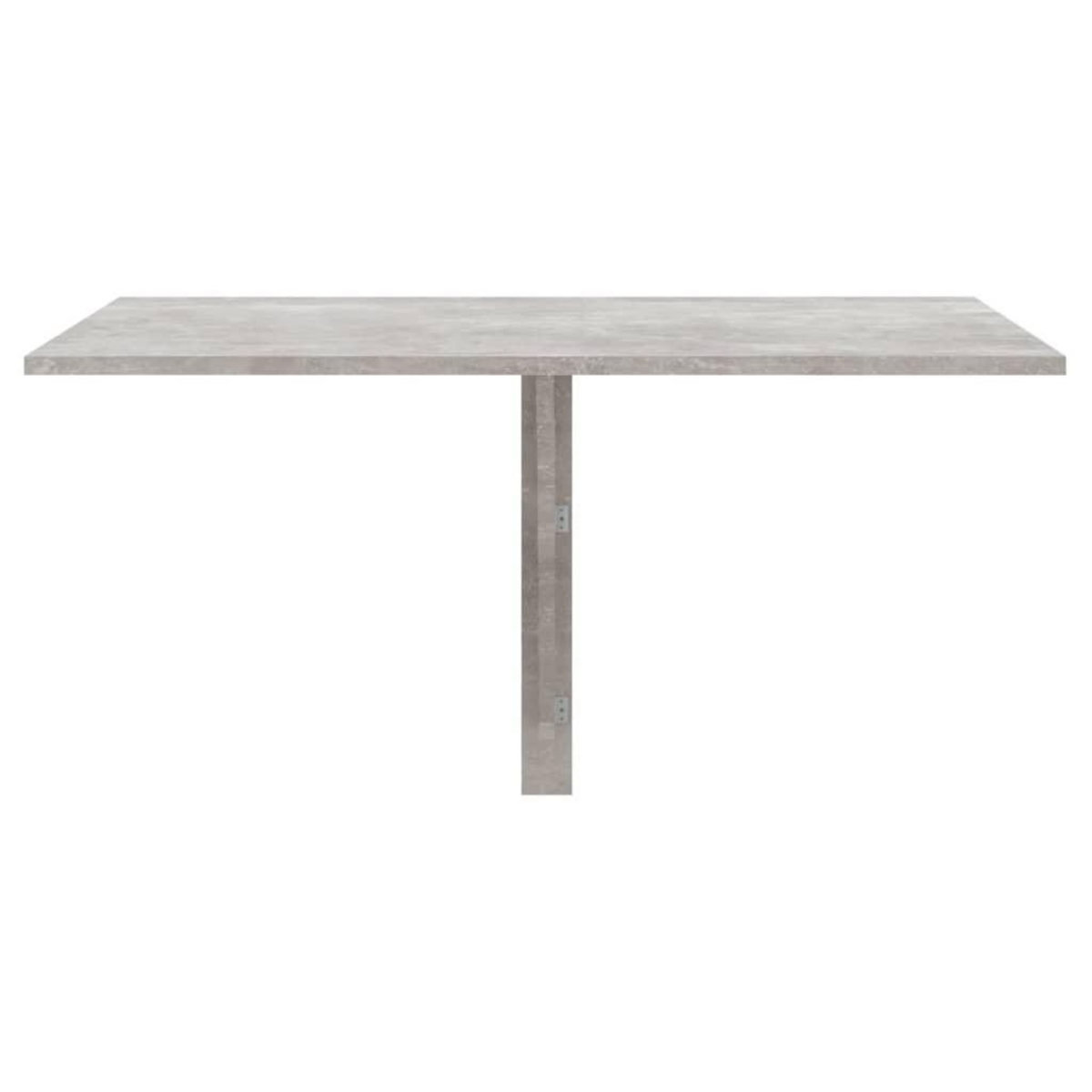 VIDAXL Table murale pliable Gris beton 100x60x56 cm Bois d'ingenierie