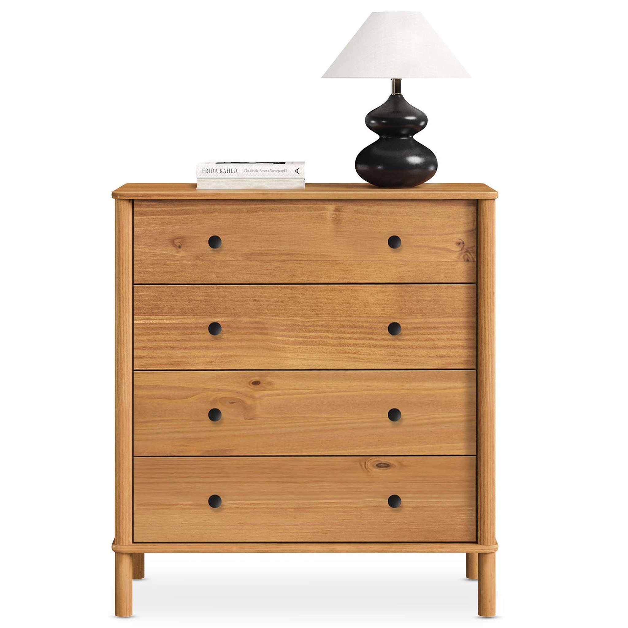 Voir la diapositive 1 : IDIMEX Commode apoana 4 tiroirs en bois massif