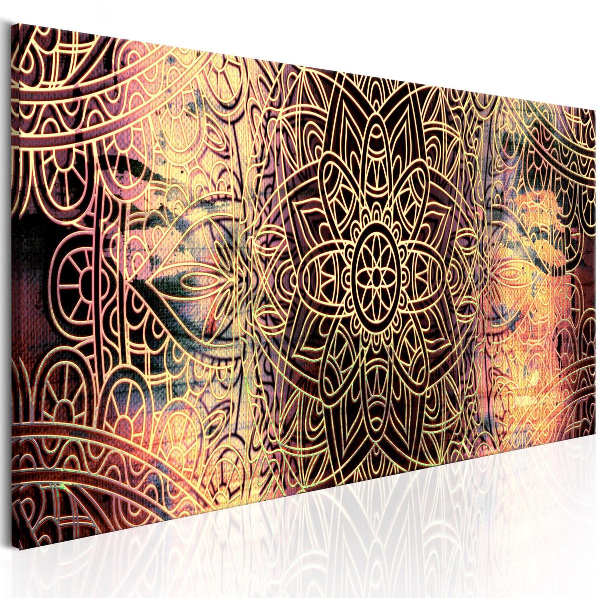 Voir la diapositive 1 : Paris Prix Tableau Imprimé  Mandala : Sunny Poetry