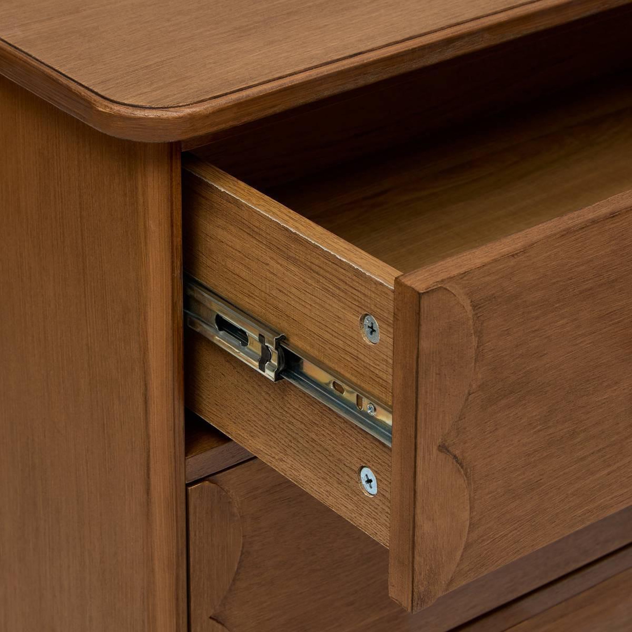 Voir la diapositive 5 : ATMOSPHERA Commode 4 Tiroirs  Mona  85cm Marron
