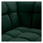 Voir la diapositive 5 : MAISON PAVANE Ensemble canapé et fauteuil en velours vert 4 places-Mona