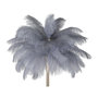 Voir la diapositive 2 : Paris Prix Lampadaire Imitation Plume  Palm  160cm Or & Gris