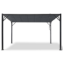 Voir la diapositive 5 : ID MARKET Pergola édition luxe lames orientables 3x3 M et 4 stores gris anthracite