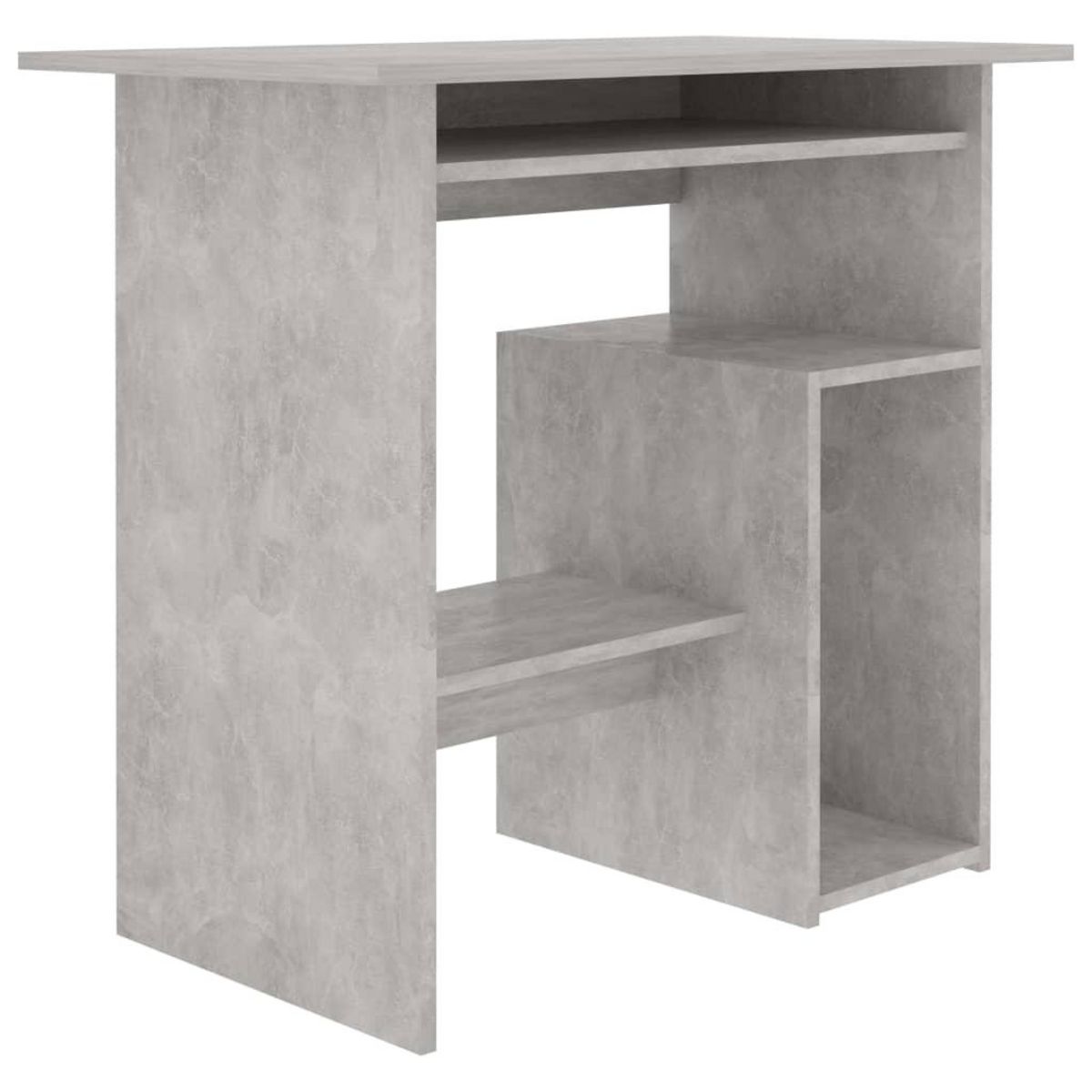 VIDAXL Bureau Gris beton 80x45x74 cm Bois d'ingenierie