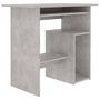Voir la diapositive 2 : VIDAXL Bureau Gris beton 80x45x74 cm Bois d'ingenierie