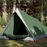 VIDAXL Tente de camping 2 personnes vert impermeable