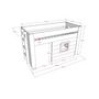 Voir la diapositive 6 : Paris Prix Lit Enfant Cabane  Noah  90x200cm Blanc