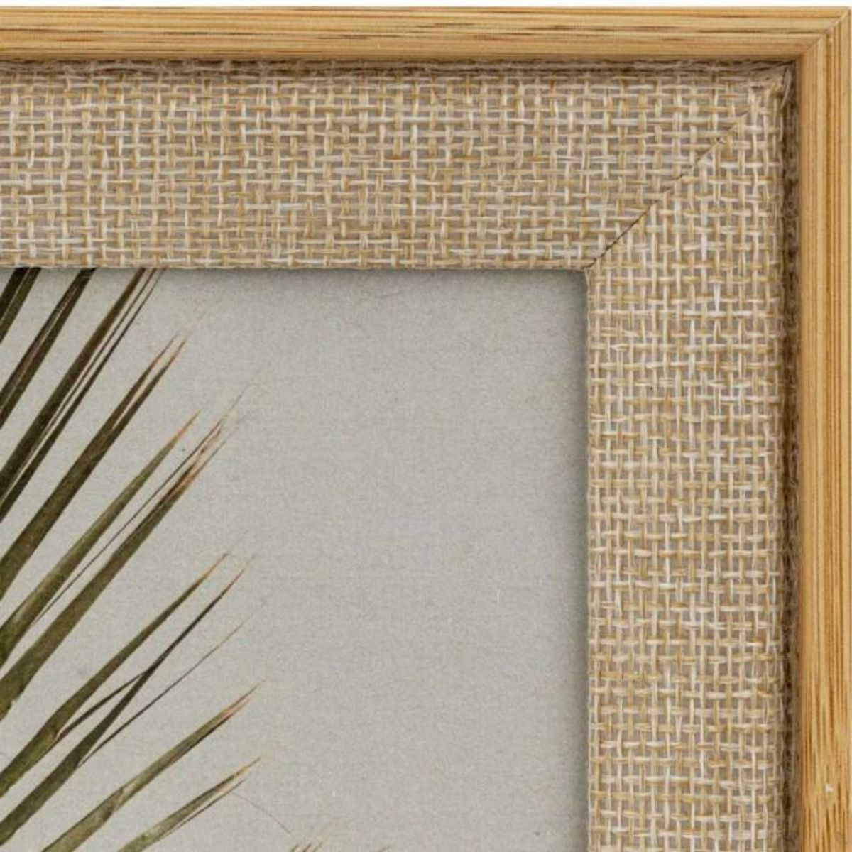 ATMOSPHERA Cadre Photo Déco en Tissu  Zera  10x15cm Beige