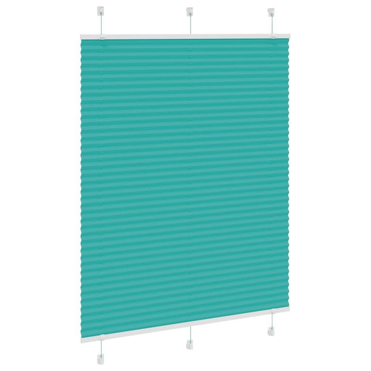 VIDAXL Store plisse vert petrole 110x100cm largeur du tissu 109,4cm