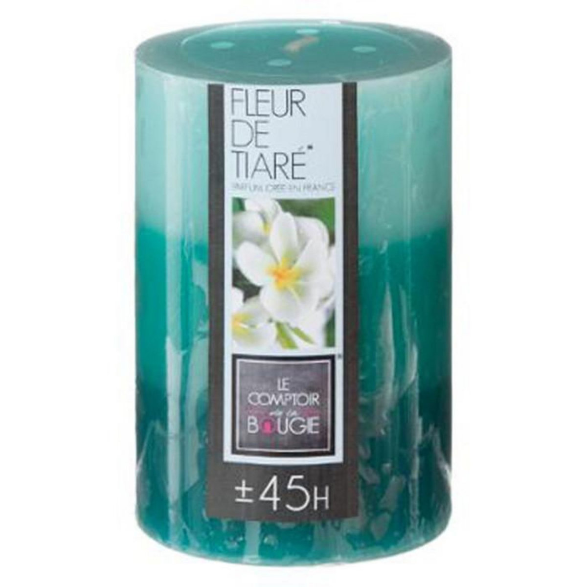 COMPTOIR DE LA BOUGIE Bougie Parfumée Ronde  Trio  310g Fleur de Tiaré