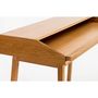 Voir la diapositive 5 : Paris Prix Bureau Design avec Plateau Coulissant  St James  116cm Chêne