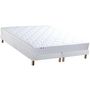 Voir la diapositive 2 : Ensemble Matelas accueil mémoire de forme + Sommier 2 x 80 x 200 cm MAM AZUR