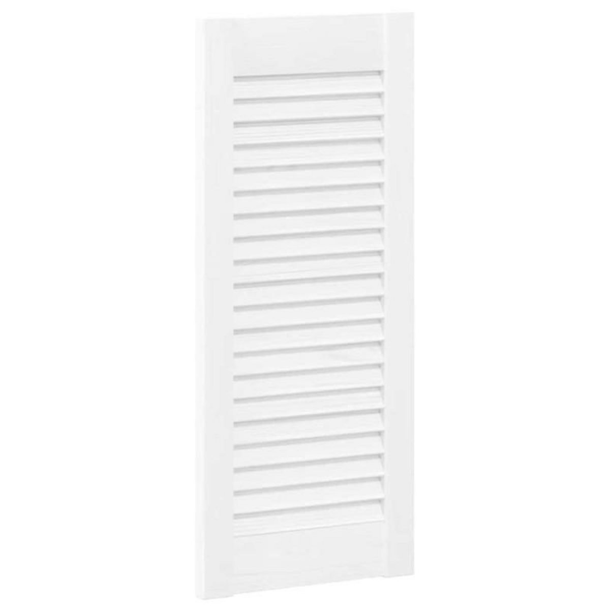 VIDAXL Porte d armoire à persiennes blanc 61,5x29,5 cm