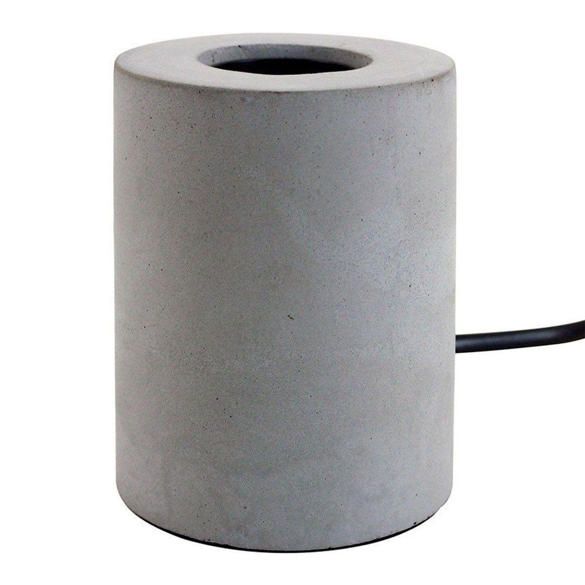 Paris Prix Socle de Lampe à Poser Ciment  Naro  10cm Gris