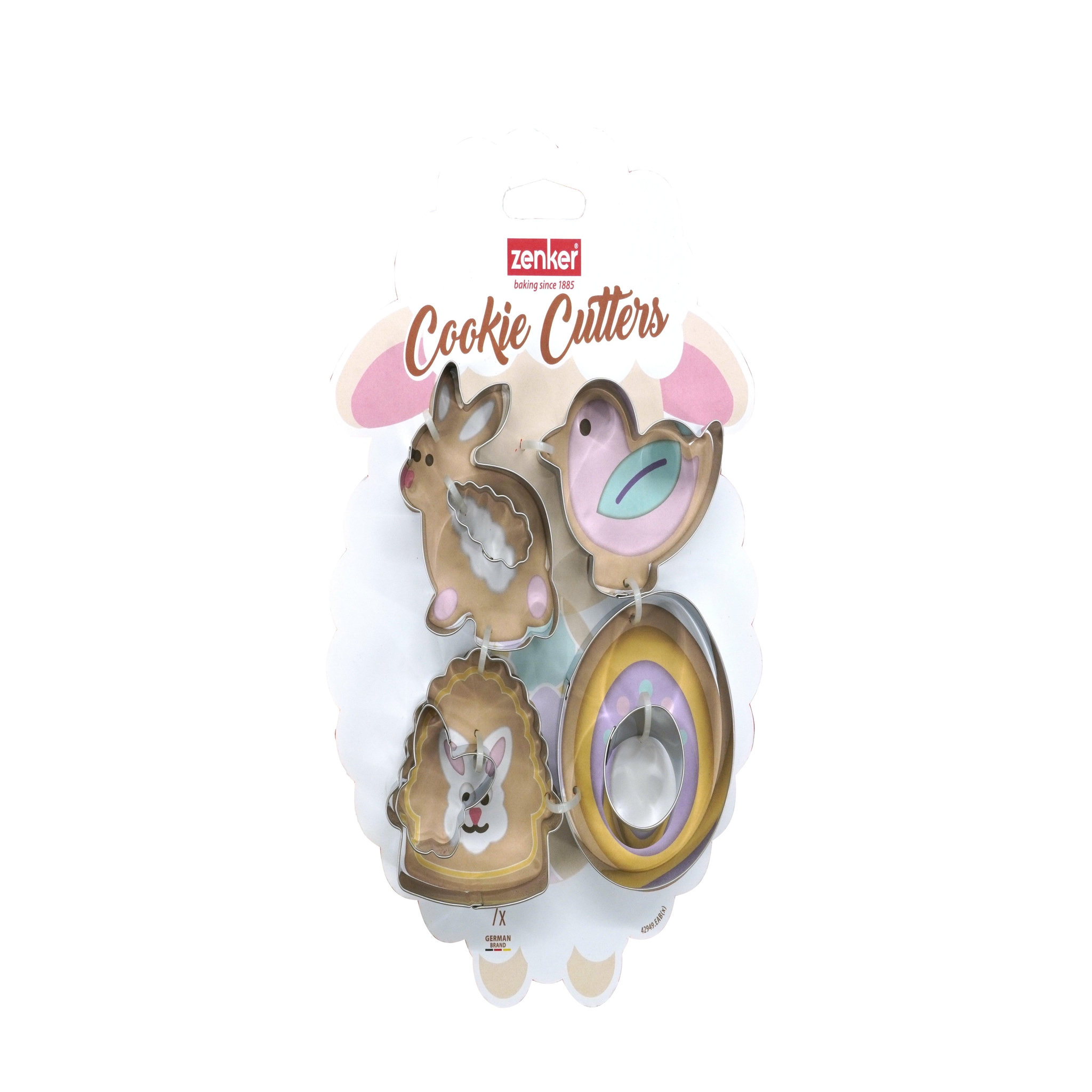 ZENKER Lot de 7 emporte-pièces  pâques inox zenker pâques