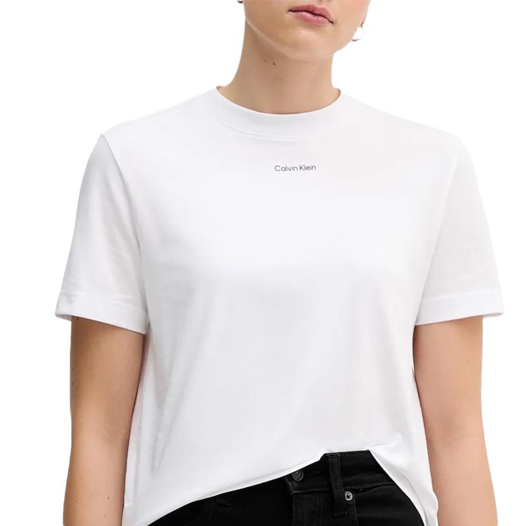CALVIN KLEIN JEANS T-Shirt Blanc Femme Calvin Klein Jeans LV147C857G. Coloris disponibles : Blanc