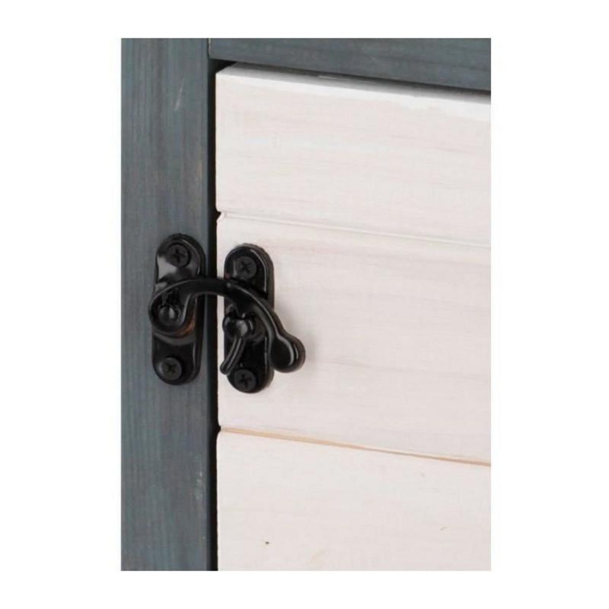 KERBL Armoire pour chat - KERBL - Ida - Blanc/bleu - 58x45x60cm