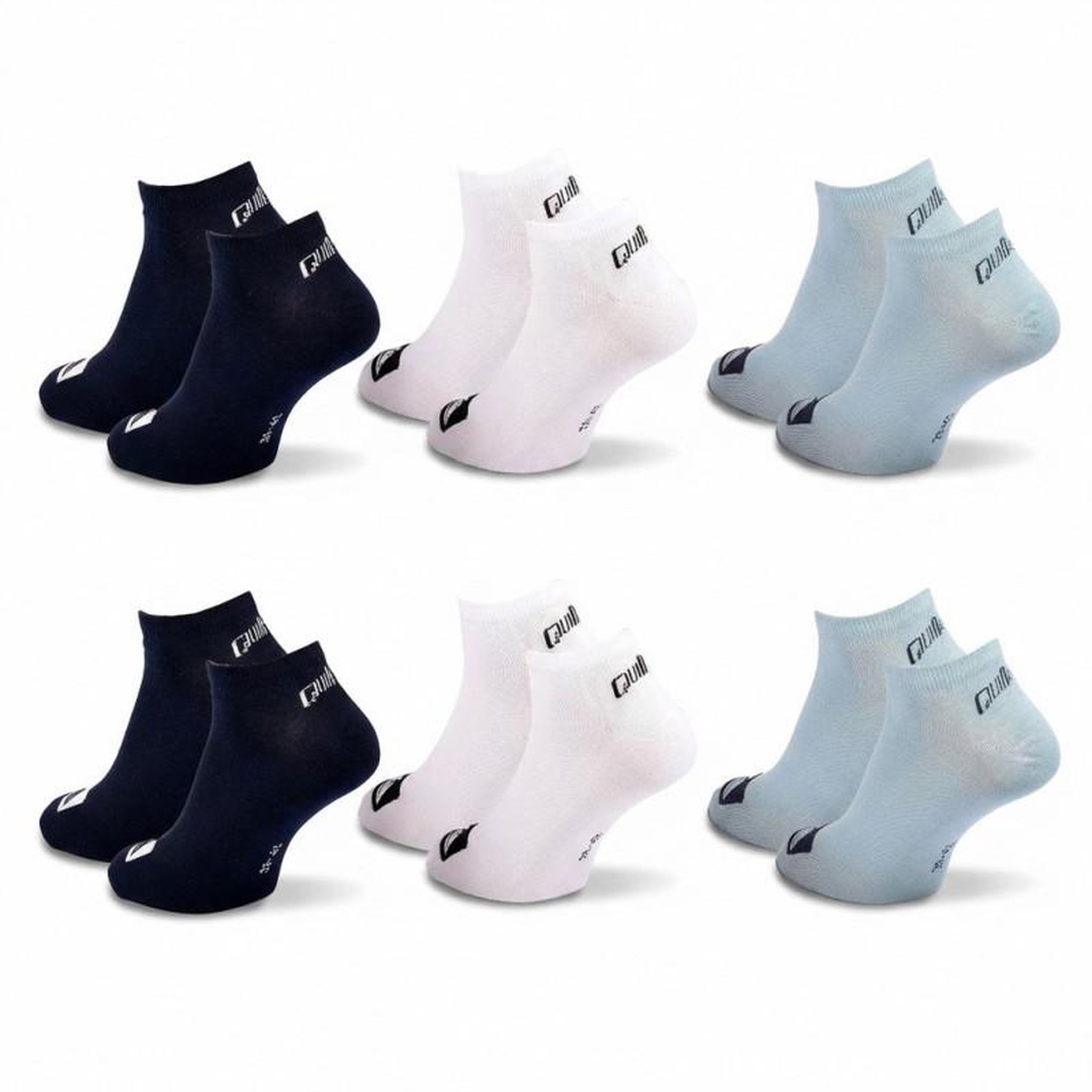 Voir la diapositive 4 : QUIKSILVER Quiksilver pack de chaussettes homme sneaker– lot 6 paires sport
