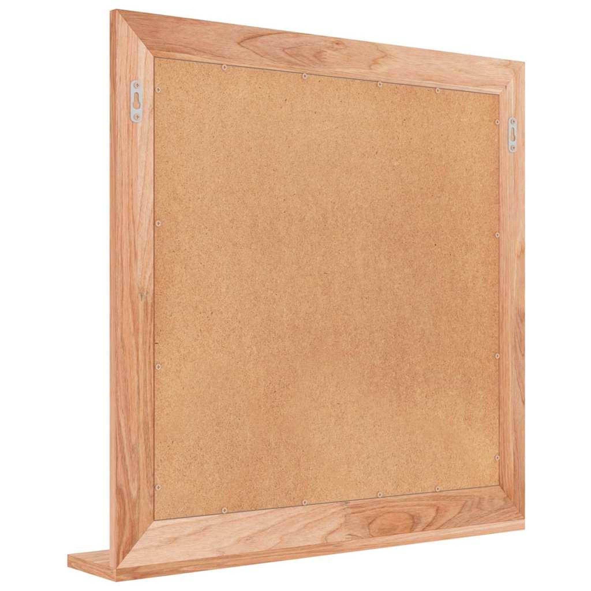 Voir la diapositive 5 : VIDAXL Miroir mural 55x55 cm bois massif de noyer