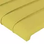VIDAXL Tete de lit avec oreilles Vert 83x16x78/88 cm Tissu