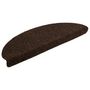 Voir la diapositive 3 : VIDAXL Tapis autoadhesifs de marches 5 pcs Marron 65x21x4cm Aiguillete