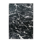 Paris Prix Tapis Antidérapant à Poils Plats  Rhodin  Noir & Blanc. Coloris disponibles : Noir