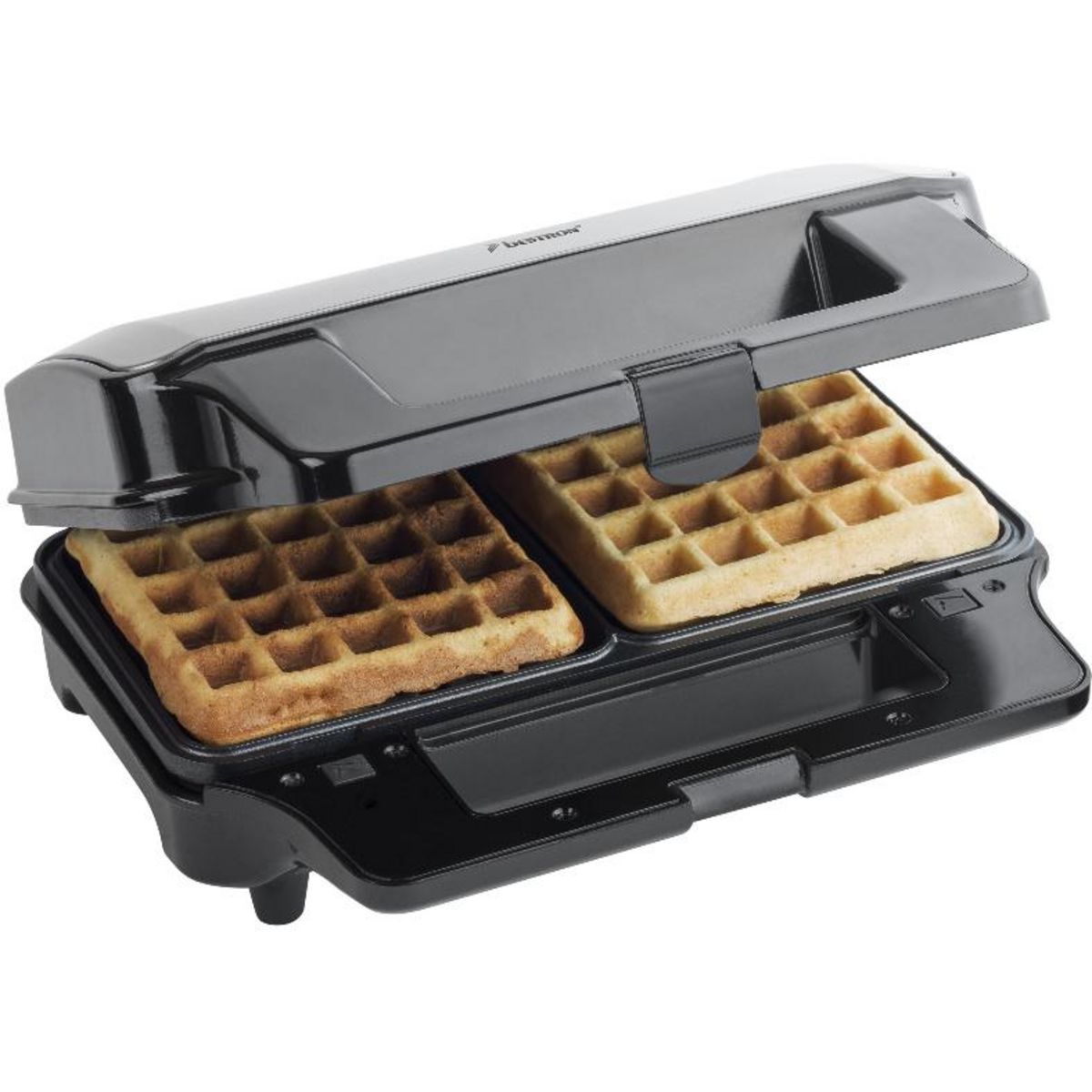Bestron Croque-gaufre-gril 3en1 900w noir/inox - asg90xxl