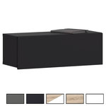 IDIMEX Tiroir suspendu THALA, en bois. Coloris disponibles : Noir, Marron, Blanc, Gris