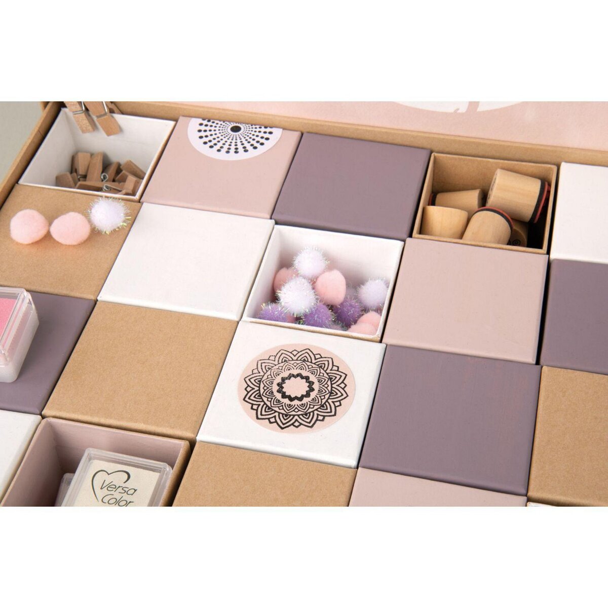 Rayher Calendrier de l'avent en papier mâché 26 x 38 cm