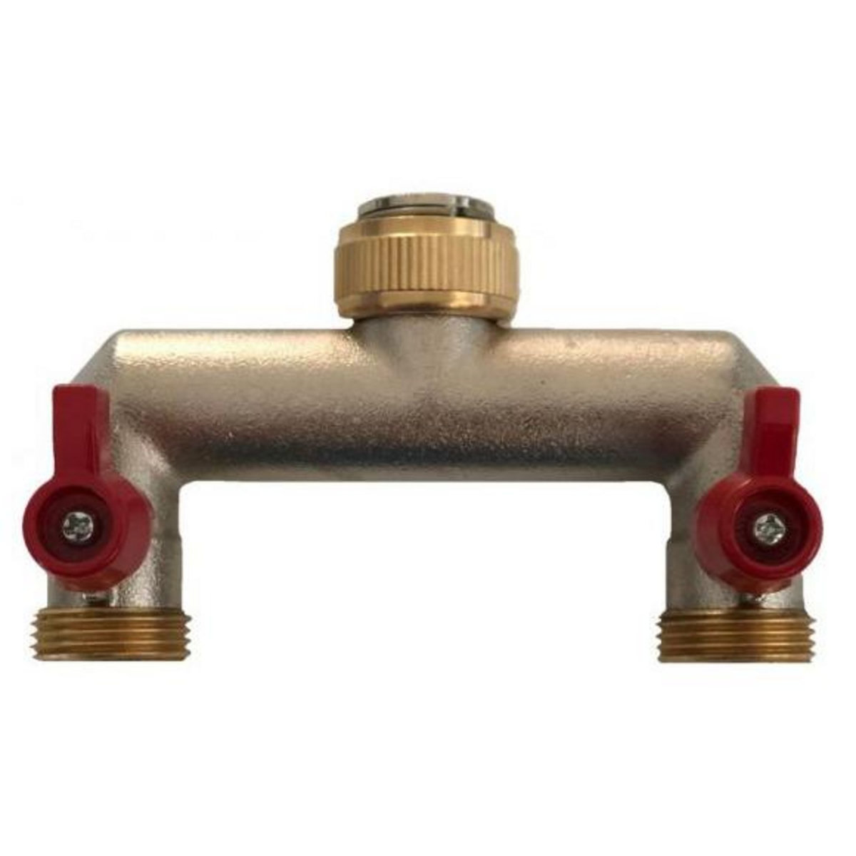 RAIN Rampe avec vannes 2 voies en laiton