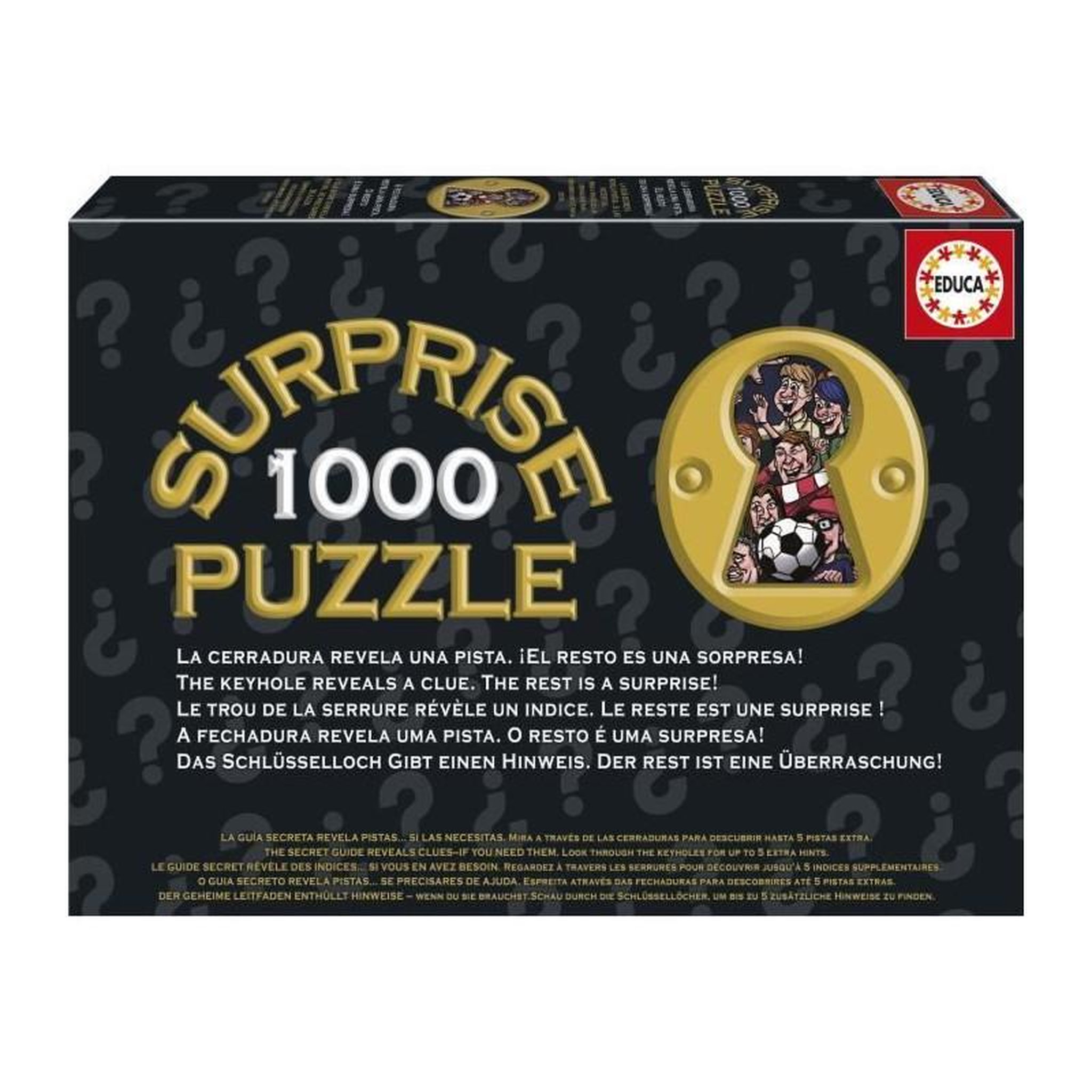 EDUCA Puzzle 1000 pièces – SHOOT! – Illustration dynamique – Style moderne – Adulte – Educa