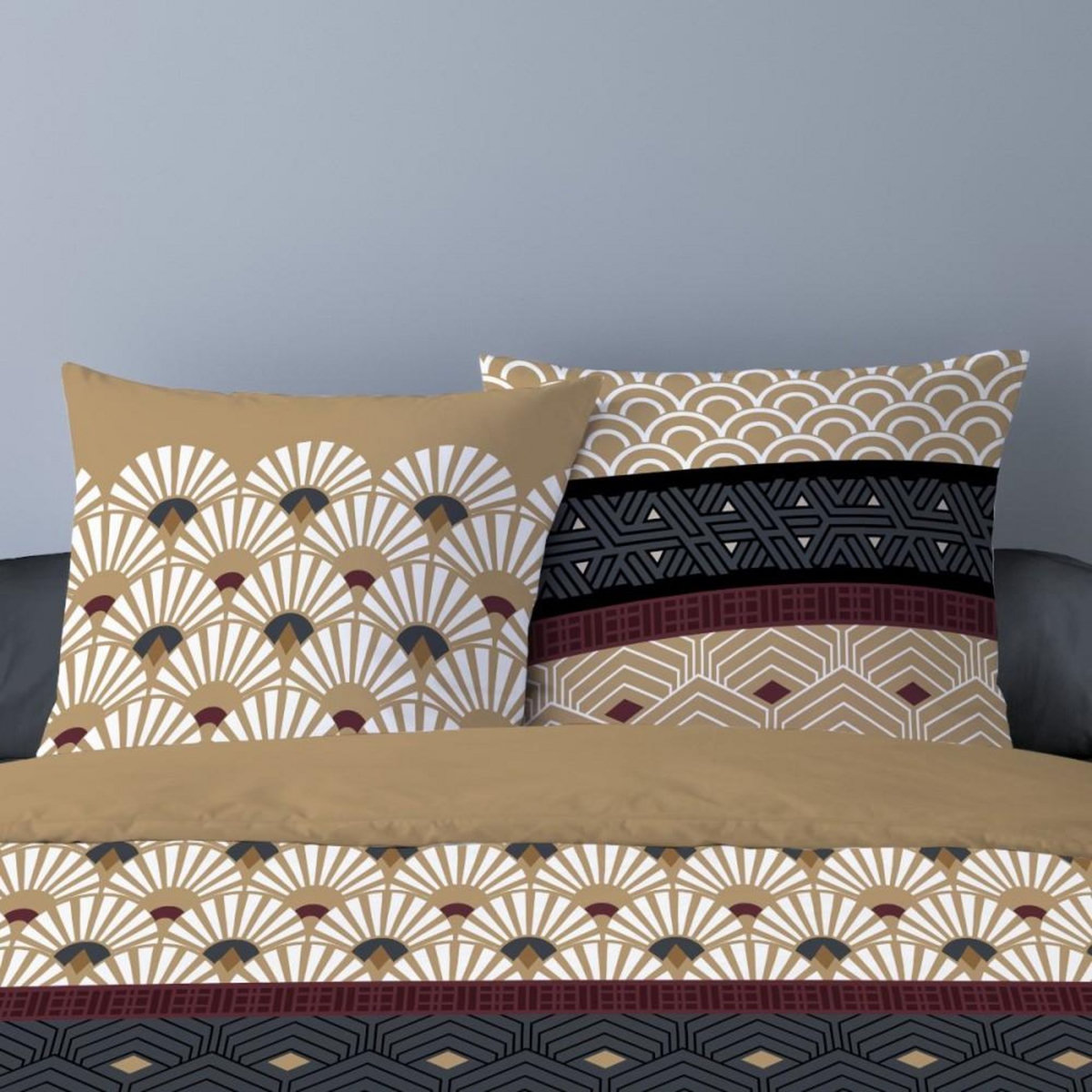 Dourev Housse de couette 240x220 SELIM + 2 taies