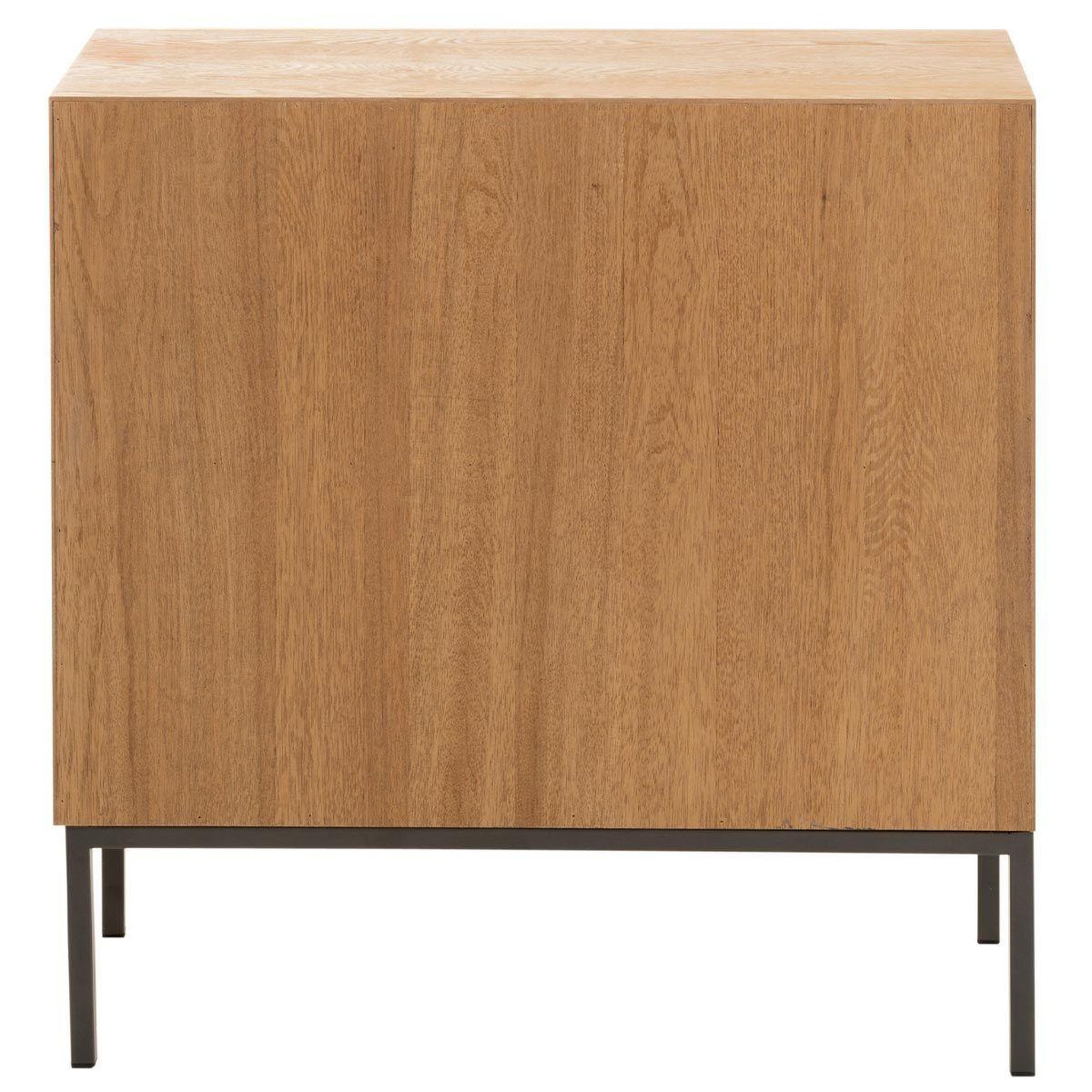Voir la diapositive 4 : J-LINE Buffet 2 portes en bois  dresa  80cm naturel