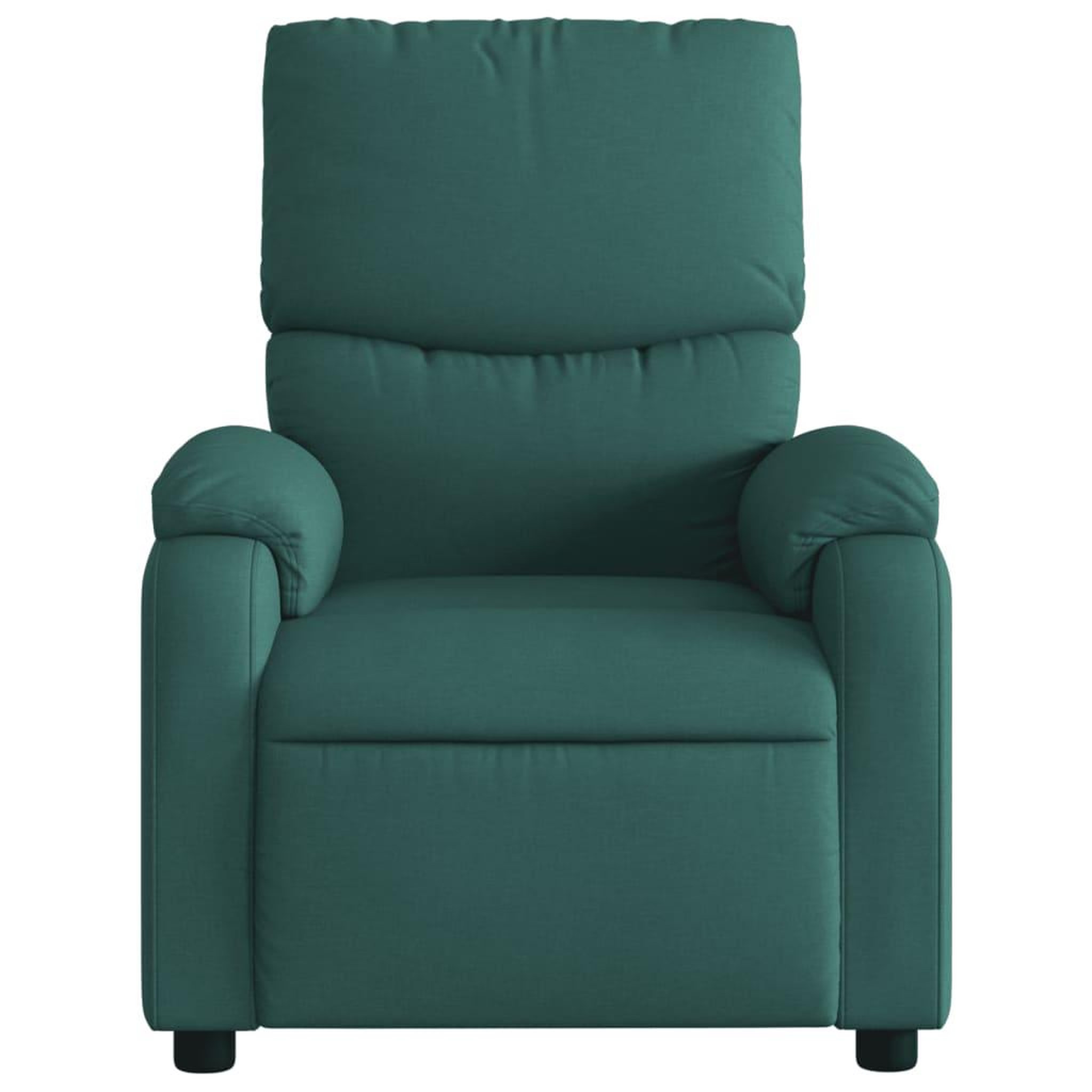 Voir la diapositive 3 : VIDAXL Fauteuil inclinable Vert fonce Tissu