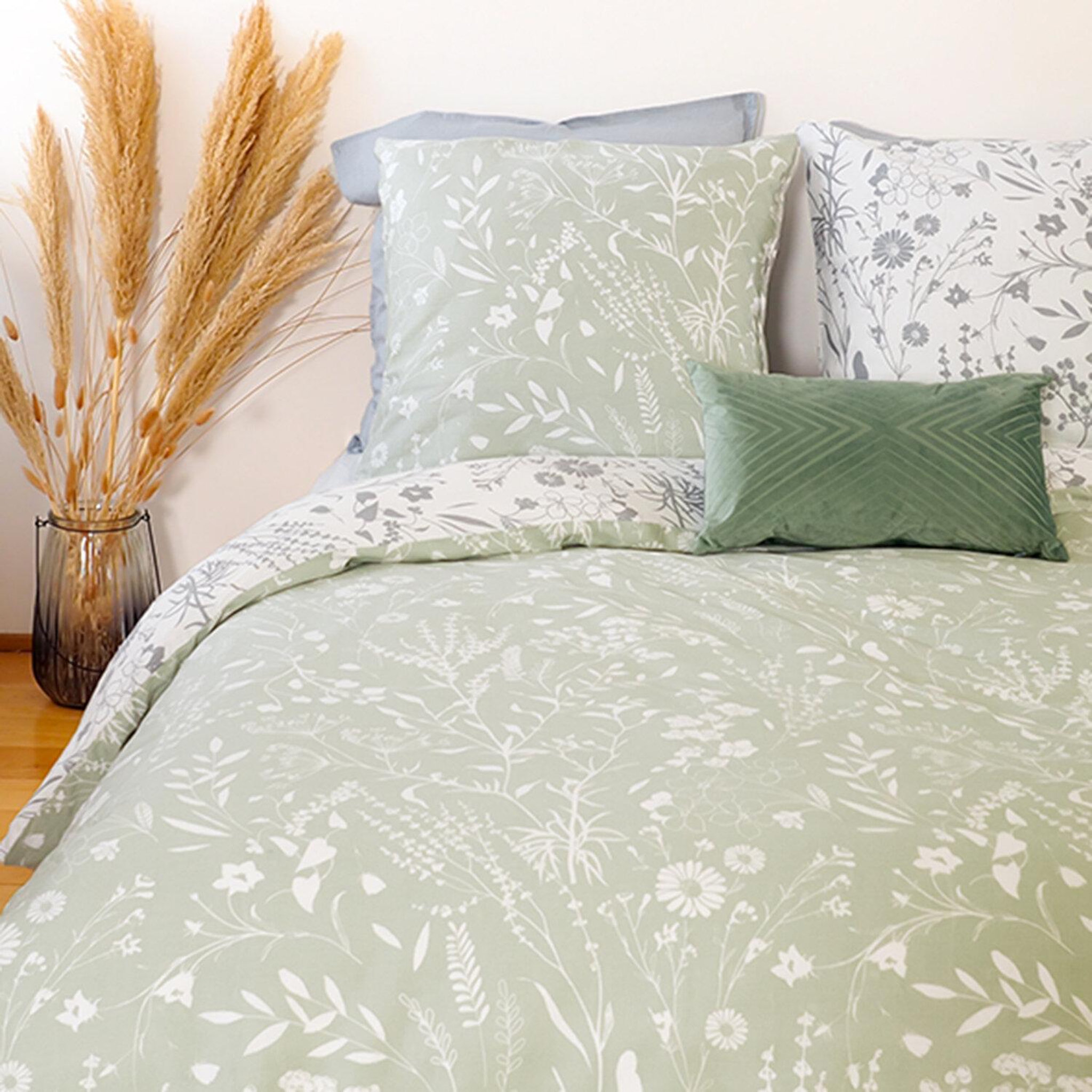 Voir la diapositive 6 : Home collection Parure housse de couette 100%satin de coton 78fils susie