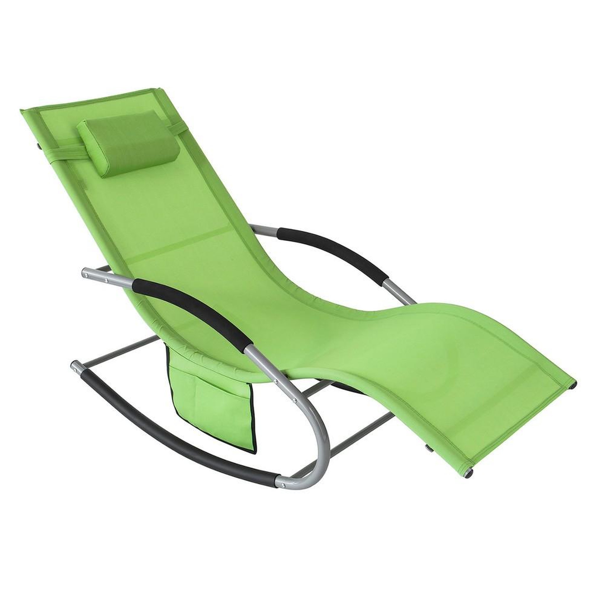 Voir la diapositive 1 : SOBUY SoBuy - Fauteuil À Bascule De Jardin pliable - Moderne - OGS28