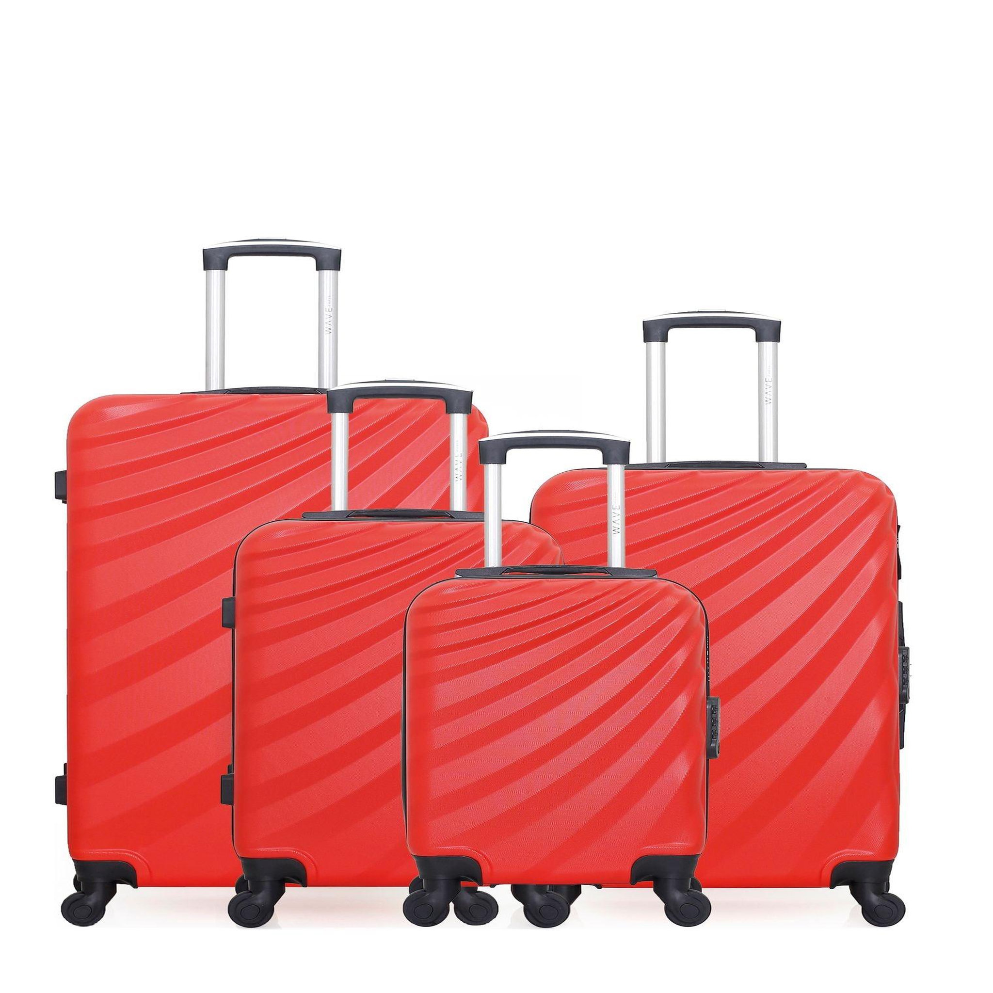 WAVE PARIS Wave paris - lot de 4 - valises grand format, weekend, cabine et cabine xxs danube