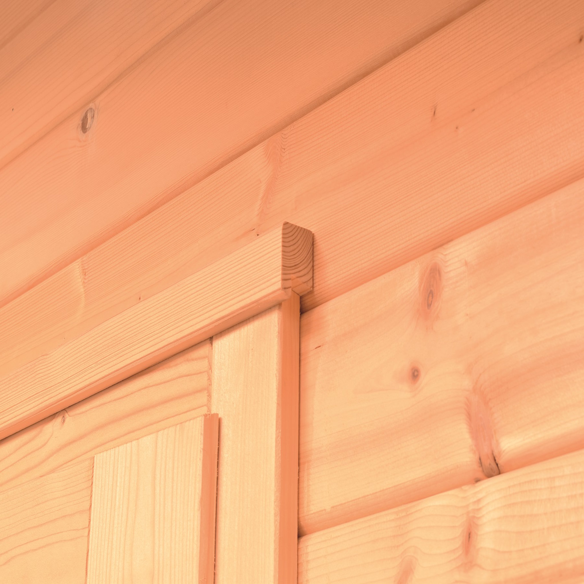 Voir la diapositive 7 : WEKA Abri de jardin bois anthracite - Avec auvent - 12,88m²