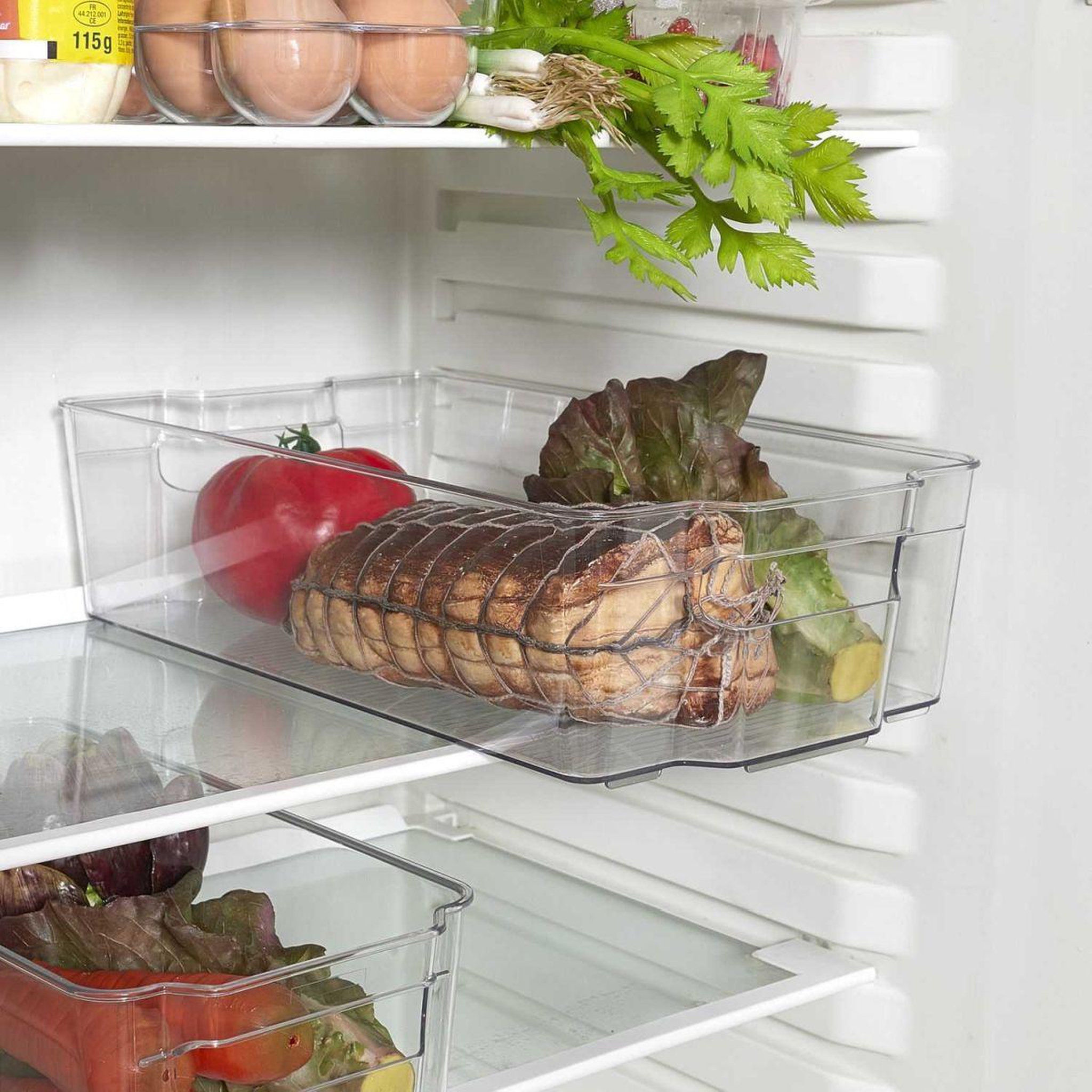 Voir la diapositive 3 : COOK CONCEPT Bac de rangement frigo  line  8l transparent