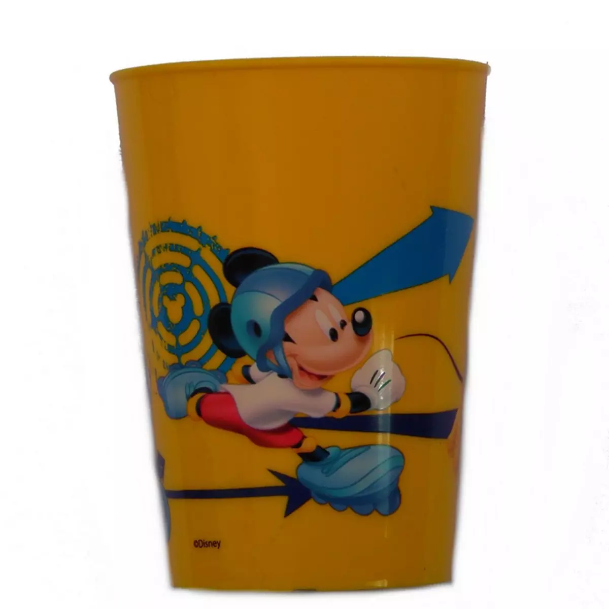 DISNEY Gobelet Mickey Mouse Disney verre plastique enfant jaune