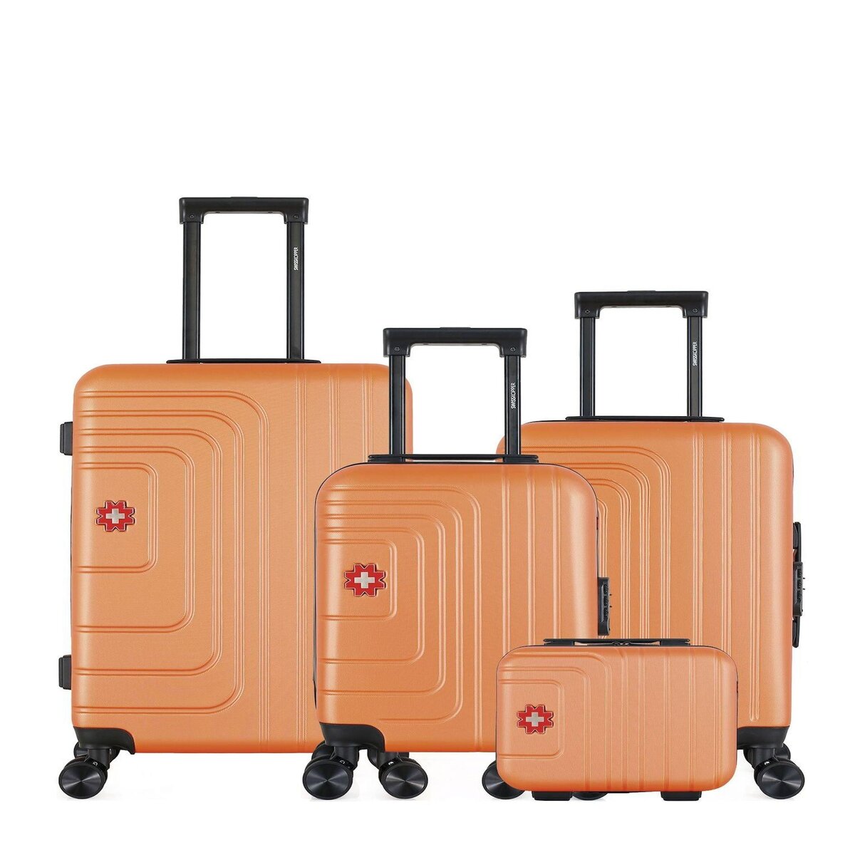 SWISS KOPPER SWISS KOPPER - Lot de 4 - Valises weekend, cabine, cabine XXS et vanity RUTI