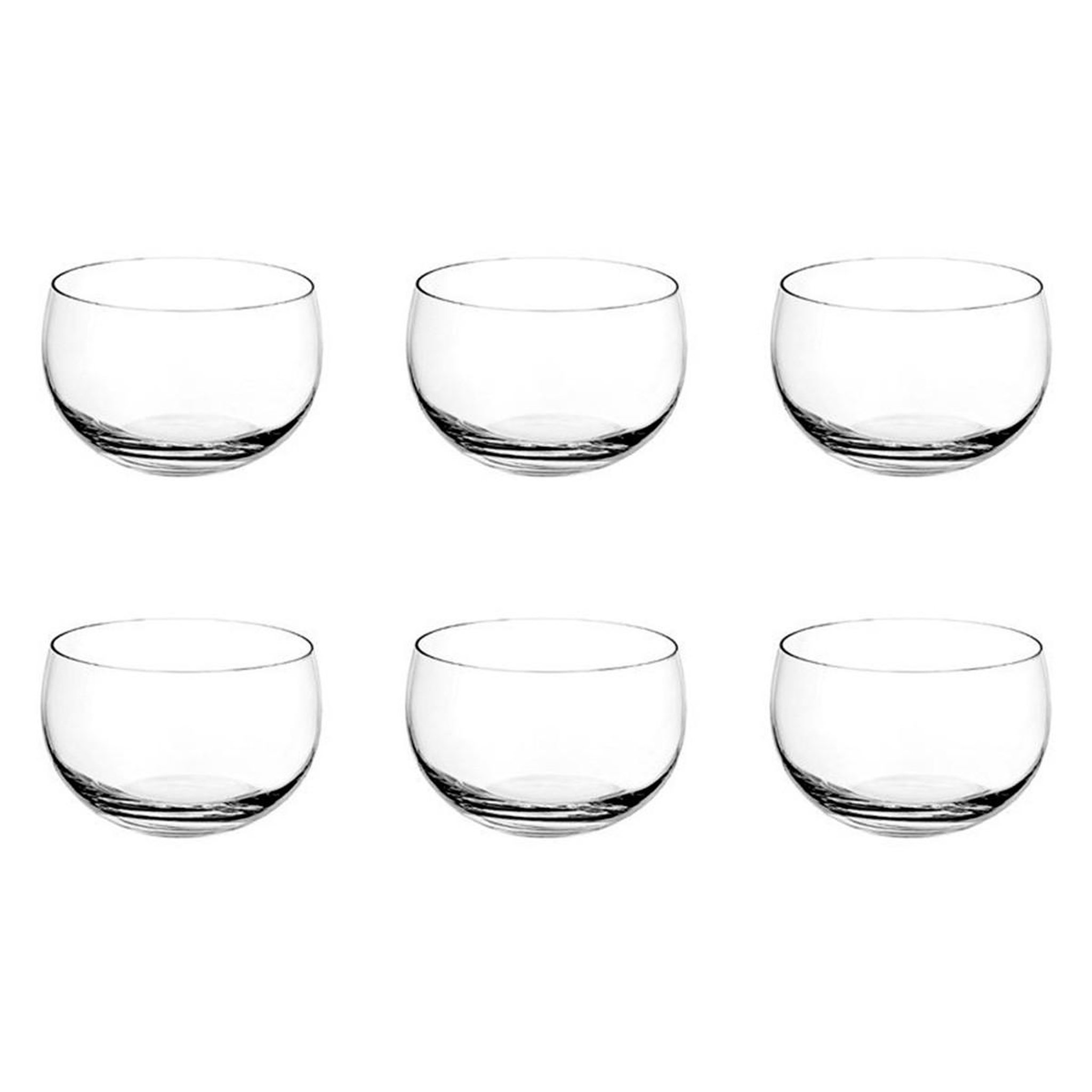 SECRET DE GOURMET Lot de 6 verrines droites  ny  27cl transparent