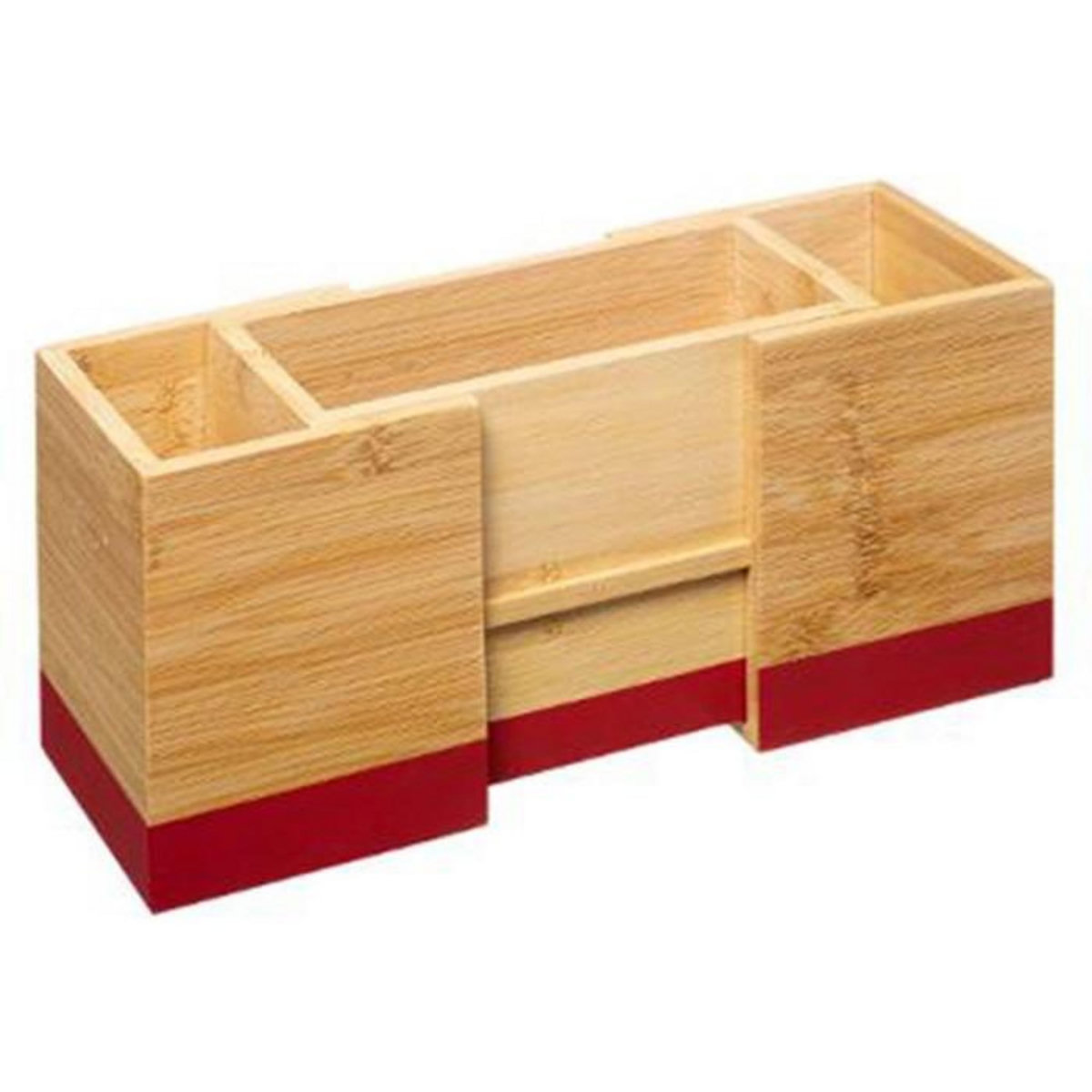 FIVE Pot Range-Couverts Bambou  Modern  18cm Rose