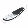 Voir la diapositive 6 : VIDAXL Ensemble de planches SUP gonflables Noir et blanc