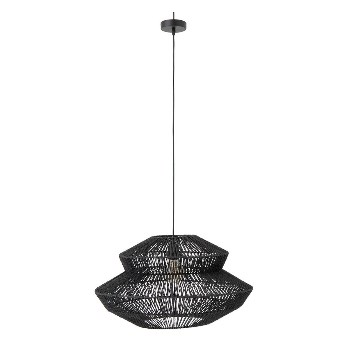 Paris Prix Suspension Design  Corde  60cm Noir