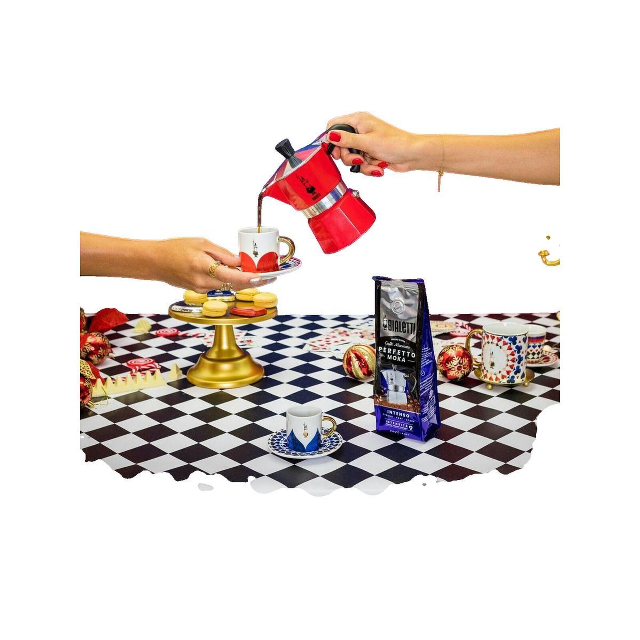 Voir la diapositive 2 : BIALETTI Cafetière Bialetti Moka Express Rouge