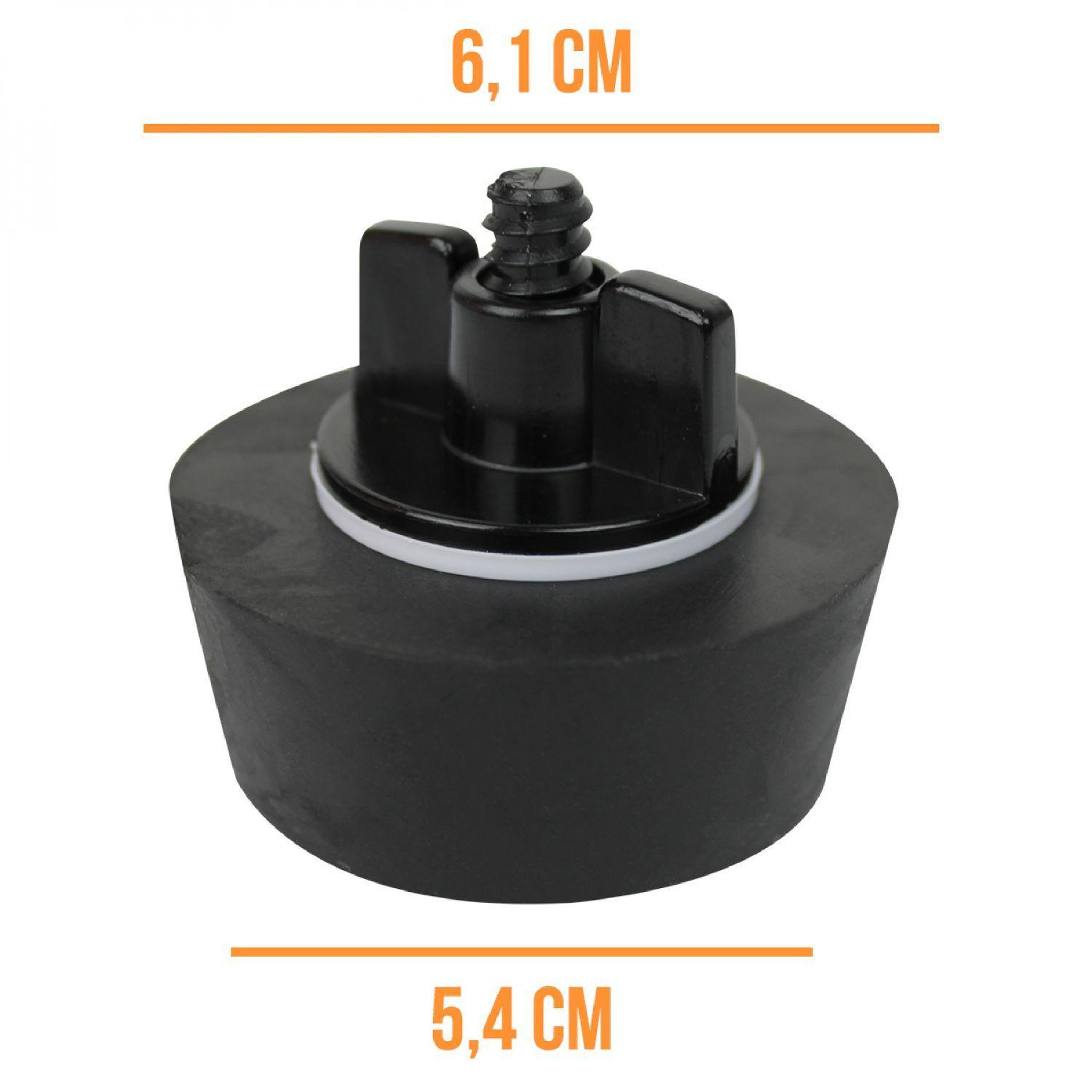 Voir la diapositive 2 : LINXOR Bouchon d'hivernage pour piscine 2P - Noir